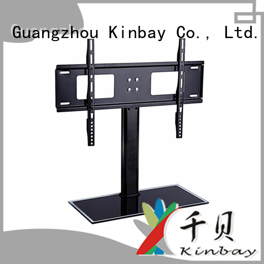 led tv table stand 360 degree rotating for living room KINBAY