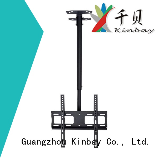 KINBAY white black ceiling tv bracket cooperation partner for conference room