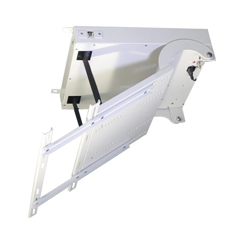 Motorized fully automated flip down ceiling mount TV lift 32