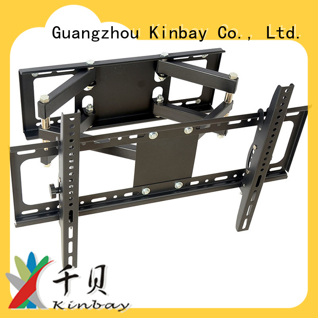 KINBAY black swivel wall mount tv bracket factory for led lcd tv