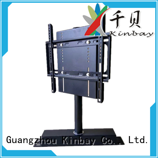 KINBAY 360 degree rotating tabletop tv stand base factory for international market