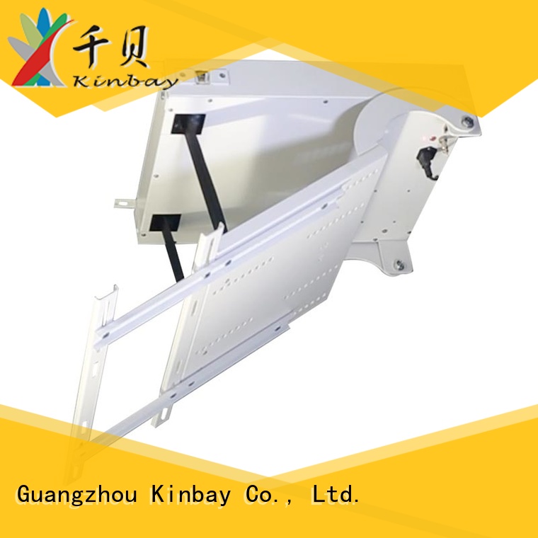 KINBAY efficient service folding ceiling tv mount exclusive price for conference room