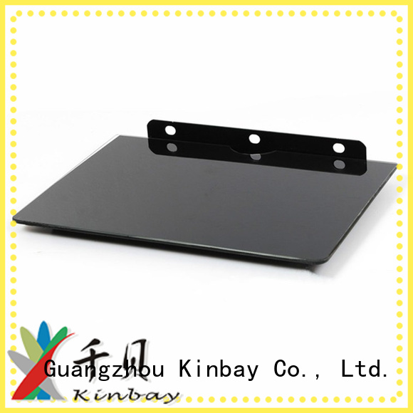 KINBAY space saving wall mount dvd player shelf supplier for set-top box