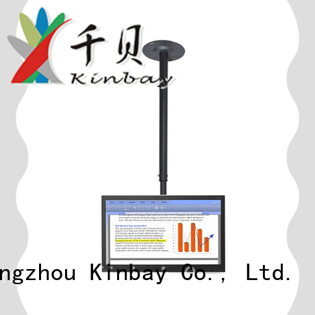 KINBAY efficient service retractable ceiling tv mount cooperation partner for 14-37 inch LCD screen