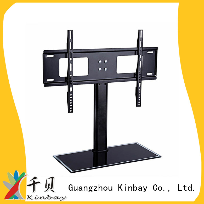 KINBAY home safety led tv stand 360 degree rotating for bedroom