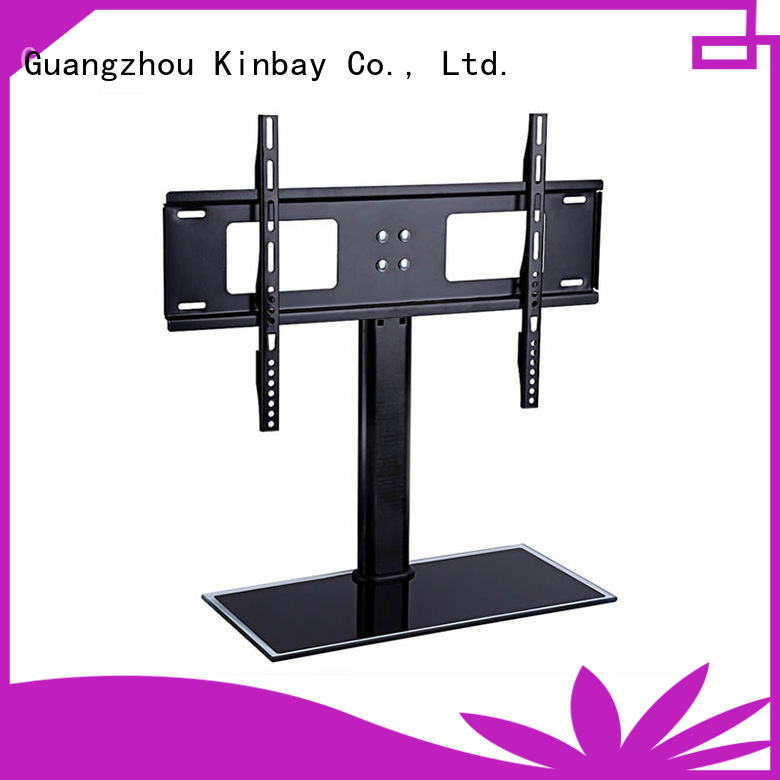 Latest universal tv stand for tabletop 360 degree rotating for living room