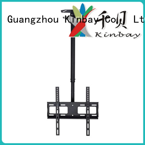 KINBAY white black ceiling tv stand manufacturer for 14-37 inch LCD screen