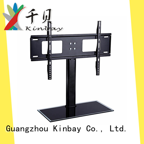 360 degree rotating pedestal tv stand personalized for international market KINBAY