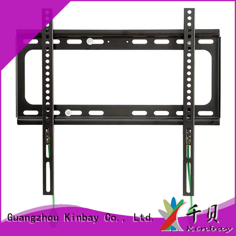 Universal cold rolled steel TV wall bracket with safety self - locking device
