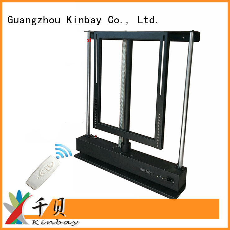 KINBAY automated tv lift factory for 32"-65" tv