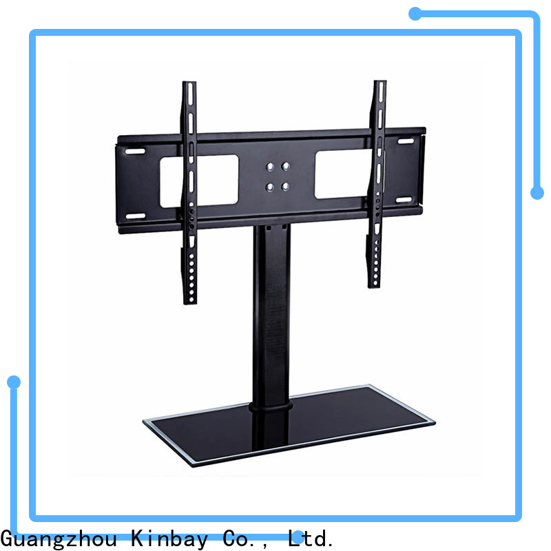KINBAY 360 degree rotating flat screen tv stands tabletop factory for flat screen tv